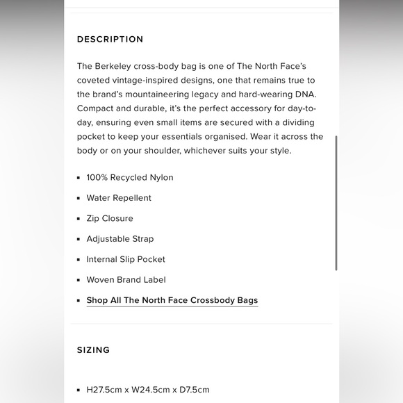 The North Face
BERKELEY CROSSBODY UNISEX - Across body bag - Picture 13 of 14